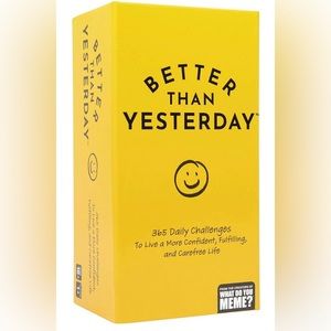 WHAT DO YOU MEME? Better Than Yesterday - A Mindfulness Game 365 Daily Challenge